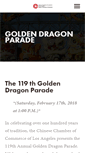 Mobile Screenshot of lagoldendragonparade.com